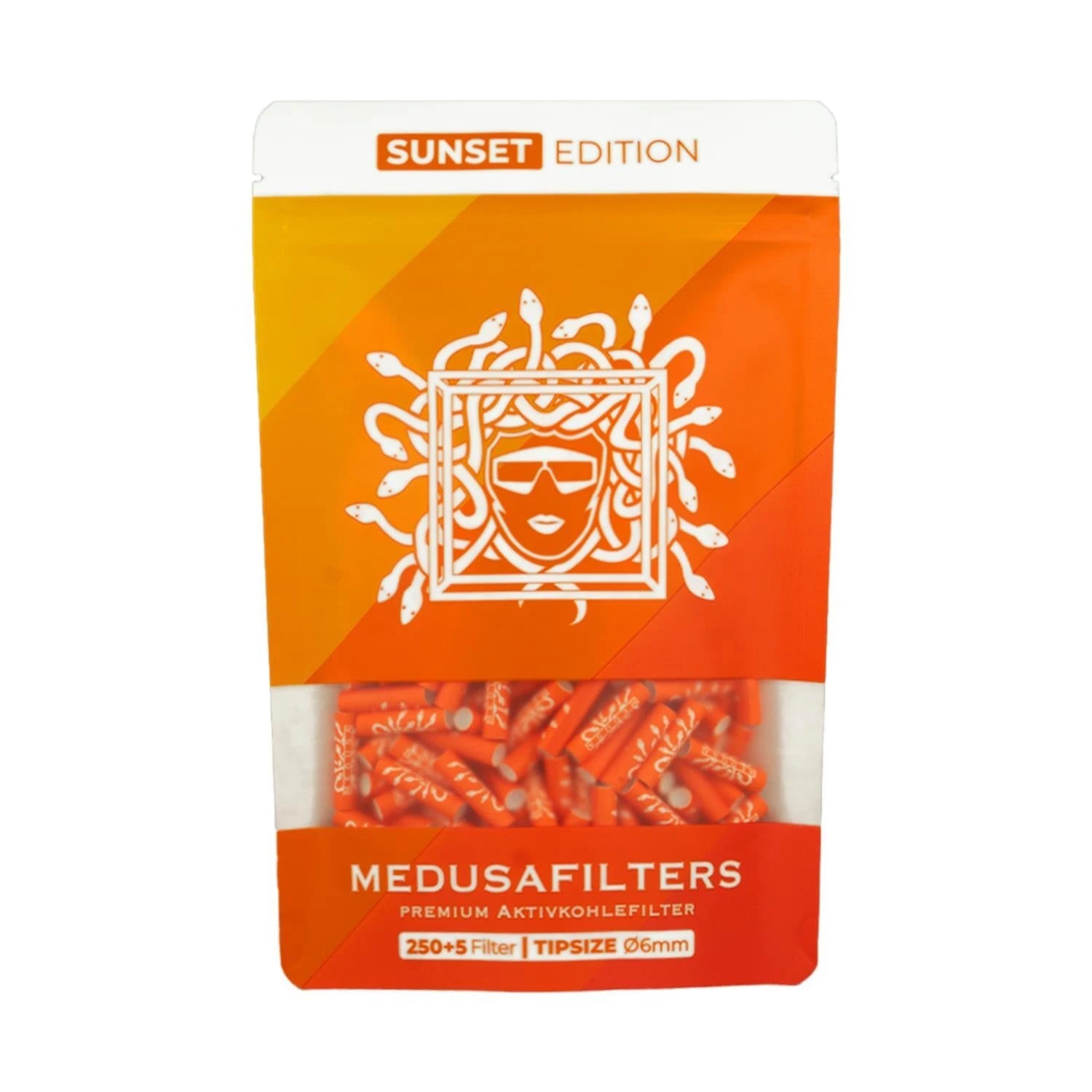 Medusafilters Aktivkohlefilter 6mm (250 Stück) - verschiedene Farben Medusafilters